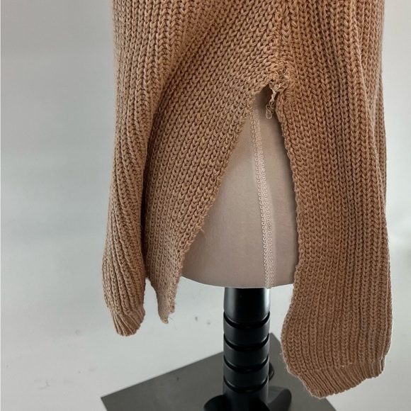 BOOHOO PLUS CHOKER SIDE SPLIT SWEATER Sz 12 - Picture 8 of 12